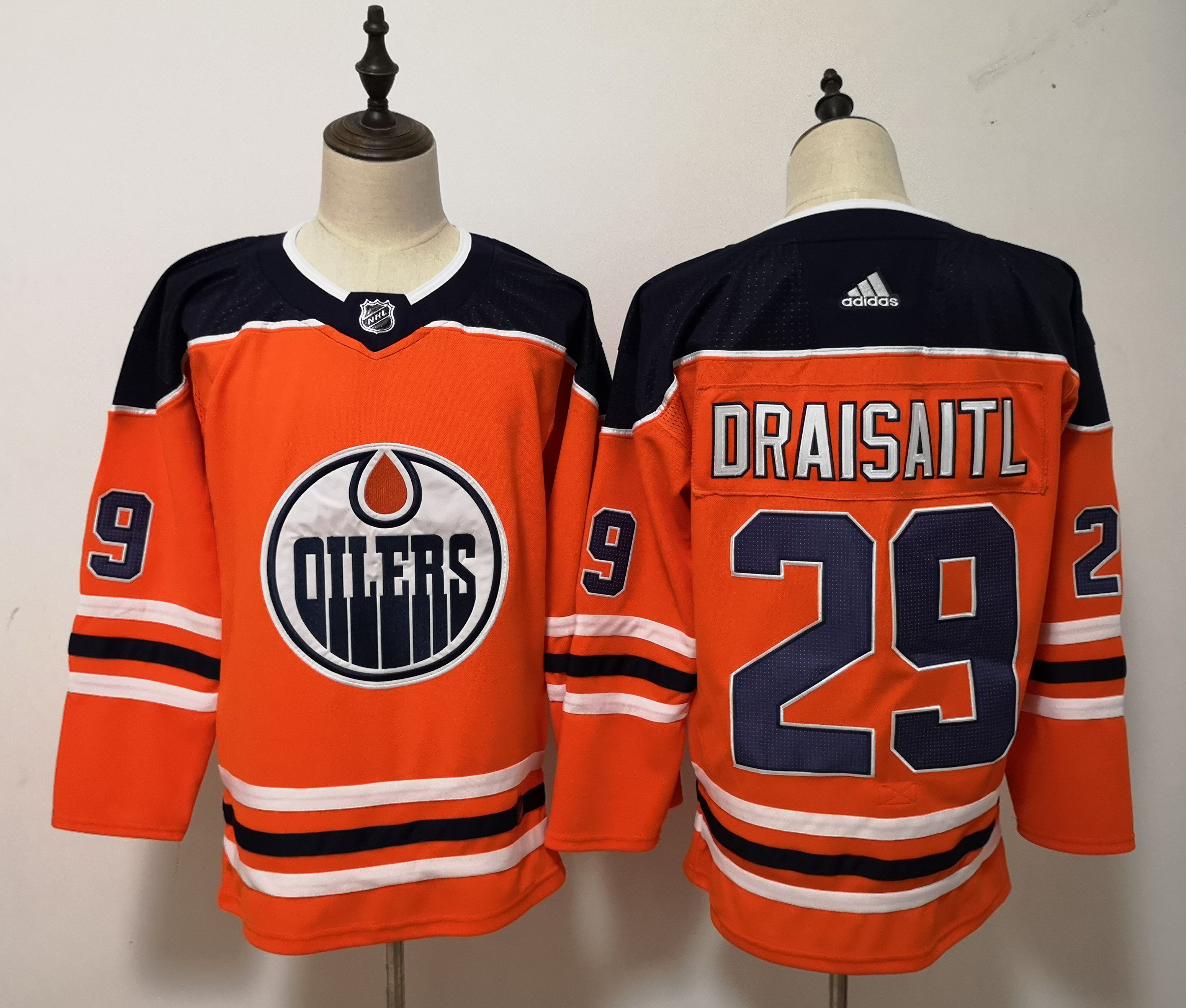 Men Edmonton Oilers #29 Draisaitl Orange Adidas Alternate Authentic Stitched NHL Jersey->women nhl jersey->Women Jersey